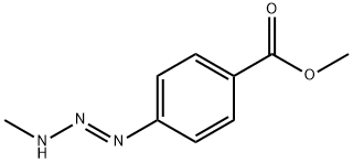 Benzoic acid, 4-(3-methyl-1-triazenyl)-, methyl ester, (E)- (9CI) Struktur