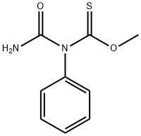 Carbamothioic  acid,  (aminocarbonyl)phenyl-,  O-methyl  ester  (9CI) Struktur