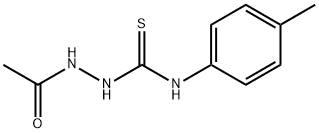 1-acetyl-4-(4-tolyl)thiosemicarbazide Struktur