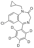 PRAZEPAM-D5 Struktur