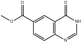 6-Quinazolinecarboxylic acid, 3,4-dihydro-4-oxo-, Methyl ester Struktur