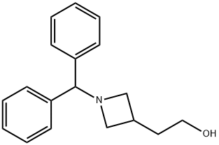 2-(1-BENZHYDRYLAZETIDIN-3-YL)ETHANOL Struktur