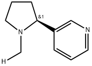 (-)-NICOTINE-[METHYL-3H] Struktur