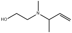 Ethanol, 2-[methyl(1-methyl-2-propenyl)amino]- (9CI) Struktur