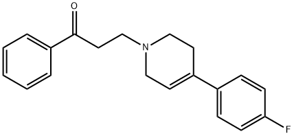 N-(1-phenylpropionyl)-4-(4-fluorophenyl)-1,2,3,6-tetrahydropyridine Struktur