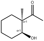 Ethanone, 1-(2-hydroxy-1-methylcyclohexyl)-, cis- (9CI) Struktur