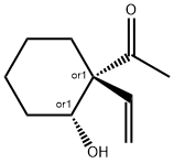 Ethanone, 1-(1-ethenyl-2-hydroxycyclohexyl)-, cis- (9CI) Struktur