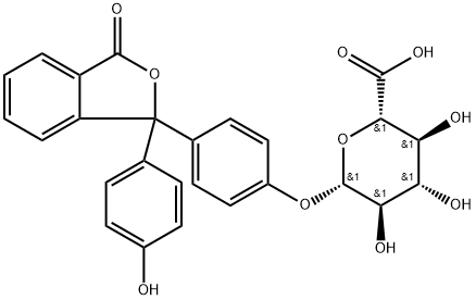 PHENOLPHTHALEIN GLUCURONIC ACID Struktur