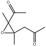 2-Propanone, 1-(3-acetyl-2,3-dimethyloxiranyl)- (9CI) Struktur