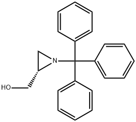 (S)-(1-TRITYLAZIRIDIN-2-YL)METHANOL Struktur