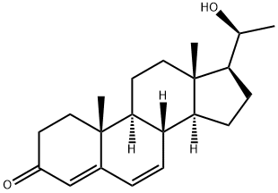 (20S)-20-Hydroxypregna-4,6-dien-3-one Struktur