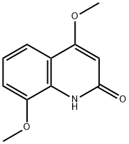 4,8-Dimethoxy-2-quinolinol Struktur