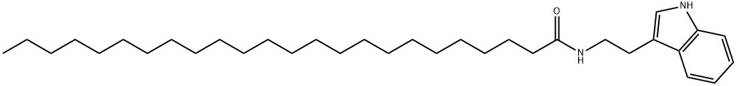 TETRACOSANOIC ACID TRYPTAMIDE Struktur