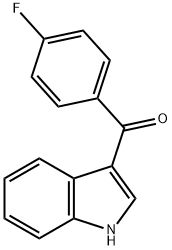 3-(4'-FLUOROBENZOYL)INDOLE
 Struktur