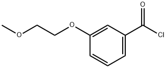 Benzoyl chloride, 3-(2-methoxyethoxy)- (9CI) Struktur