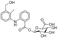 3-Hydroxymethyl Mefenamic Acid Acyl-b-D-glucuronide Struktur