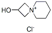 4-AZONIASPIRO[3.5]NONANE, 2-HYDROXY-,CHLORIDE Struktur