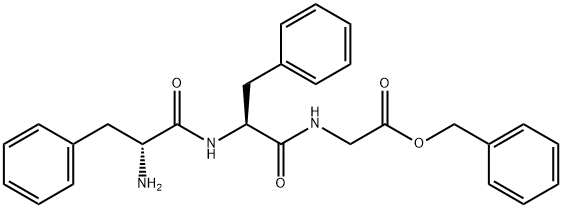 phenylalanyl-phenylalanyl-glycine benzyl ester Struktur