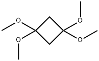 1,1,3,3-Tetramethoxycyclobutane Struktur