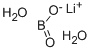 LITHIUM METABORATE DIHYDRATE Struktur