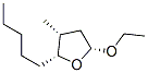 Furan, 5-ethoxytetrahydro-3-methyl-2-pentyl-, (2alpha,3ba,5alpha)- (9CI) Struktur