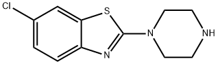 6-CHLORO-2-PIPERAZINO-1,3-BENZOTHIAZOLE Struktur