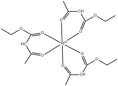 TRIS(ETHYLACETOACETATO)ALUMINIUM Struktur