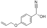 (R)-4-(2-PROPENYLOXY)-MANDELONITRILE Struktur