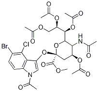 (1S,2S)-1 - ((2R,3R,4S,6S)-3-乙酰氨基-4-乙酰氧基-6 - ((1-乙, 153248-53-4, 結(jié)構(gòu)式