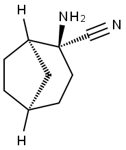 Bicyclo[3.2.1]octane-2-carbonitrile, 2-amino-, endo- (9CI) Struktur