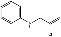 N-(2-chloroprop-2-enyl)aniline Struktur