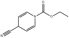 1(4H)-Pyridinecarboxylic  acid,  4-cyano-,  ethyl  ester Struktur