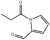 1H-Pyrrole-2-carboxaldehyde, 1-(1-oxopropyl)- (9CI) Struktur