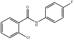 2-Chloro-N-(4-fluorophenyl)benzaMide, 97% Struktur