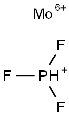 molybdenum, trifluorophosphanium Struktur