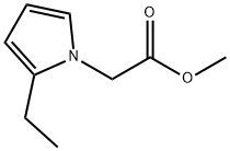 1H-Pyrrole-1-aceticacid,2-ethyl-,methylester(9CI) Struktur