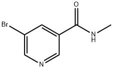 5-Bromo-N-methyl-nicotinamide Struktur