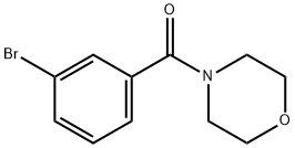 4-(3-BROMOBENZOYL) MORPHOLINE Struktur