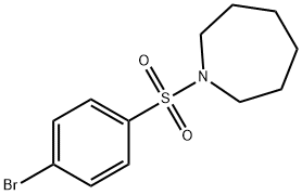 1-[(4-Bromobenzene)sulfonyl]homopiperidine Struktur