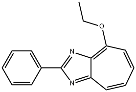 2-phenyl-8-ethoxycycloheptimidazole Struktur