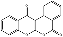 5H,12H-[2]Benzopyrano[3,4-b][1]benzopyran-5,12-dione Struktur