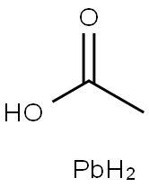 lead acetate  Struktur