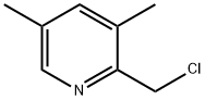 3,5-DIMETHYL-2-CHLOROMETHYLPYRIDINE Struktur