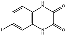 2,3-QUINOXALINEDIONE, 1,4-DIHYDRO-6-IODO- Struktur