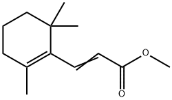 methyl 3-(2,6,6-trimethylcyclohexen-1-yl)acrylate Struktur