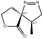 7-Oxa-1,2-diazaspiro[4.4]non-1-en-6-one,4-methyl-,cis-(9CI) Struktur