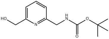 [[6-HYDROXYMETHYL)-2-PYRIDINYL]METHYL]-CARBAMIC ACID, 1,1-DIMETHYLETHYL ESTER Struktur