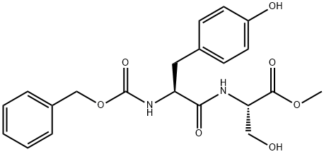 Z-TYR-SER-OME Struktur