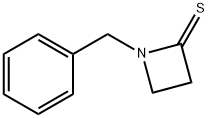 2-Azetidinethione,  1-(phenylmethyl)- Struktur