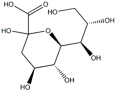 KETODEOXYNONULOSONIC ACID Struktur